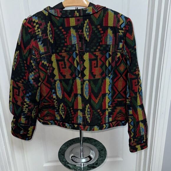Catherine Malandrino Bold Print Blazer | Size 12 - Picture 3 of 6